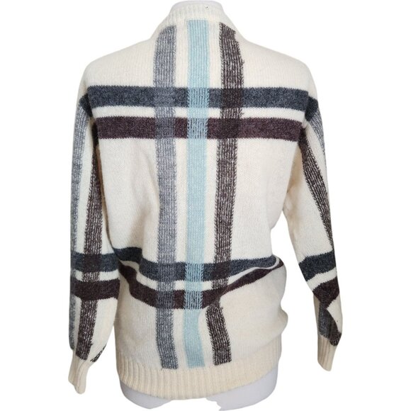 Vintage Damon 100% Pure Wool Sweater M Pullover Knit Grandpa Made in England - Picture 4 of 16